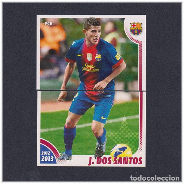 Cromos de F&uacute;tbol: COLECCI&Oacute;N OFICIAL BARCELONA 2012 2013 12 13 PANINI JONATHAN DOS SANTOS 131 132 BAR&Ccedil;A ALBUM LIGA