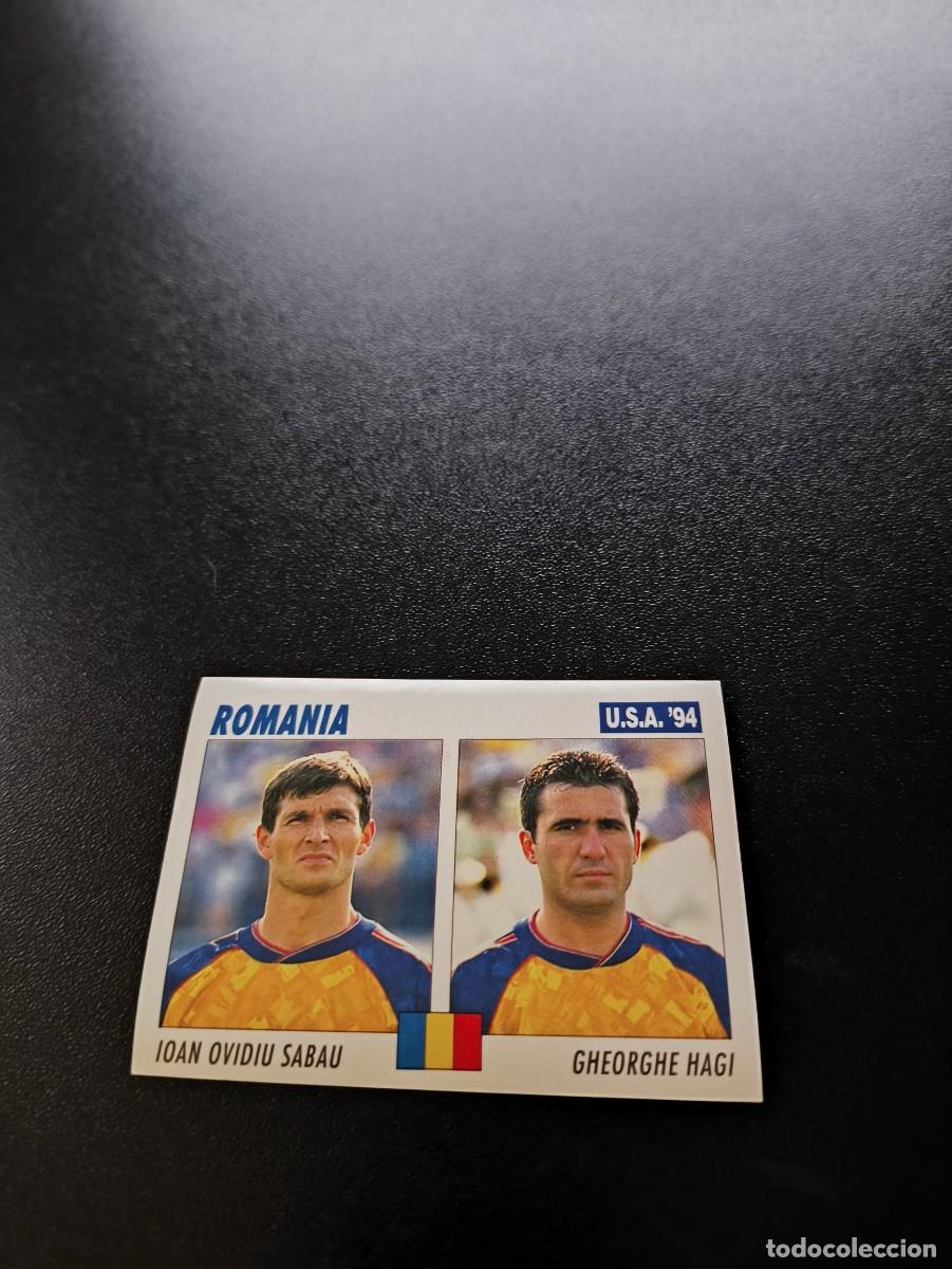 Cromos de F&uacute;tbol: 63 Ioan Sabau Gheorghe HAGI RUMANIA SIN PEGAR ITALY SL FIFA WORLD CUP MUNDIAL USA 1994 NO PANINI