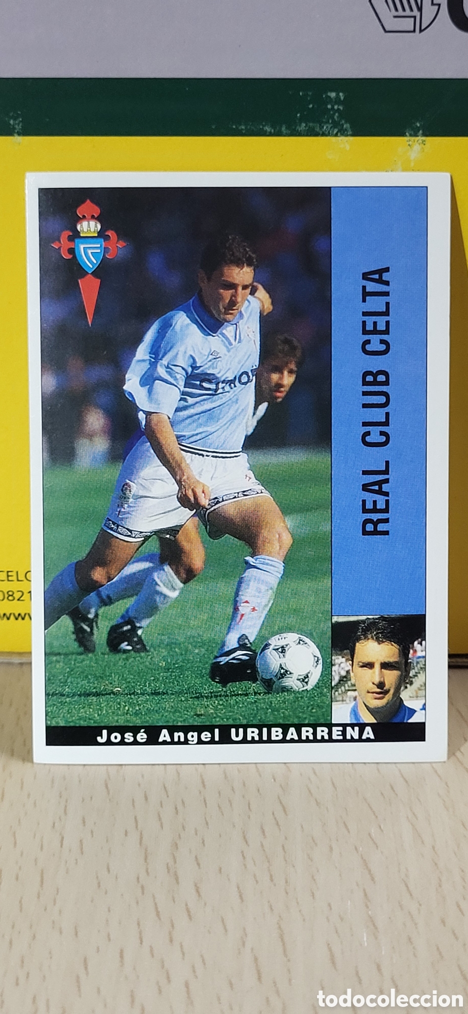 Cromos de Futebol: JOSE ANGEL URIBARRENA REAL CELTA LIGA 95 96 DE FUTBOL PROFESIONAL PANINI
