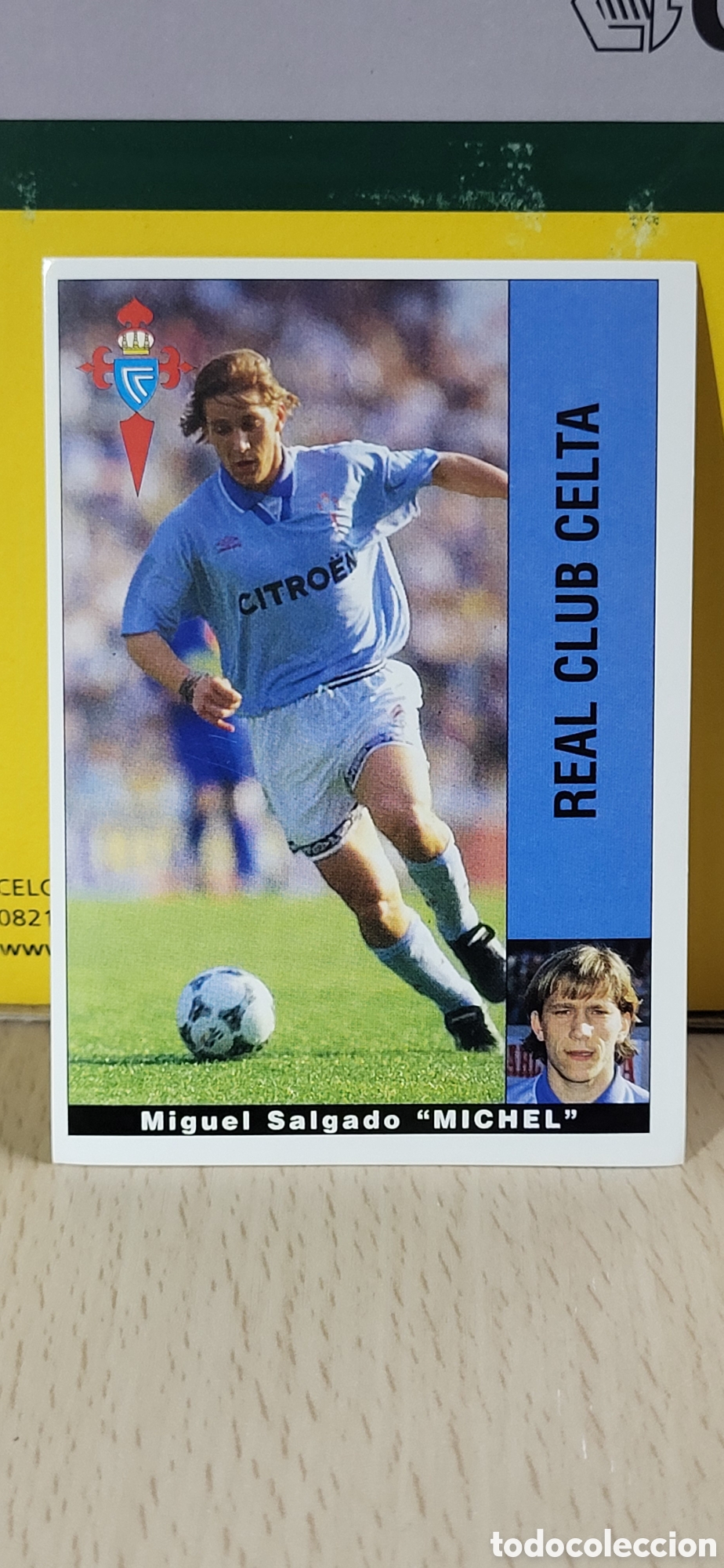 Figurine di Calcio: MIGUEL SALGADO MICHEL REAL CELTA LIGA 95 96 DE FUTBOL PROFESIONAL PANINI