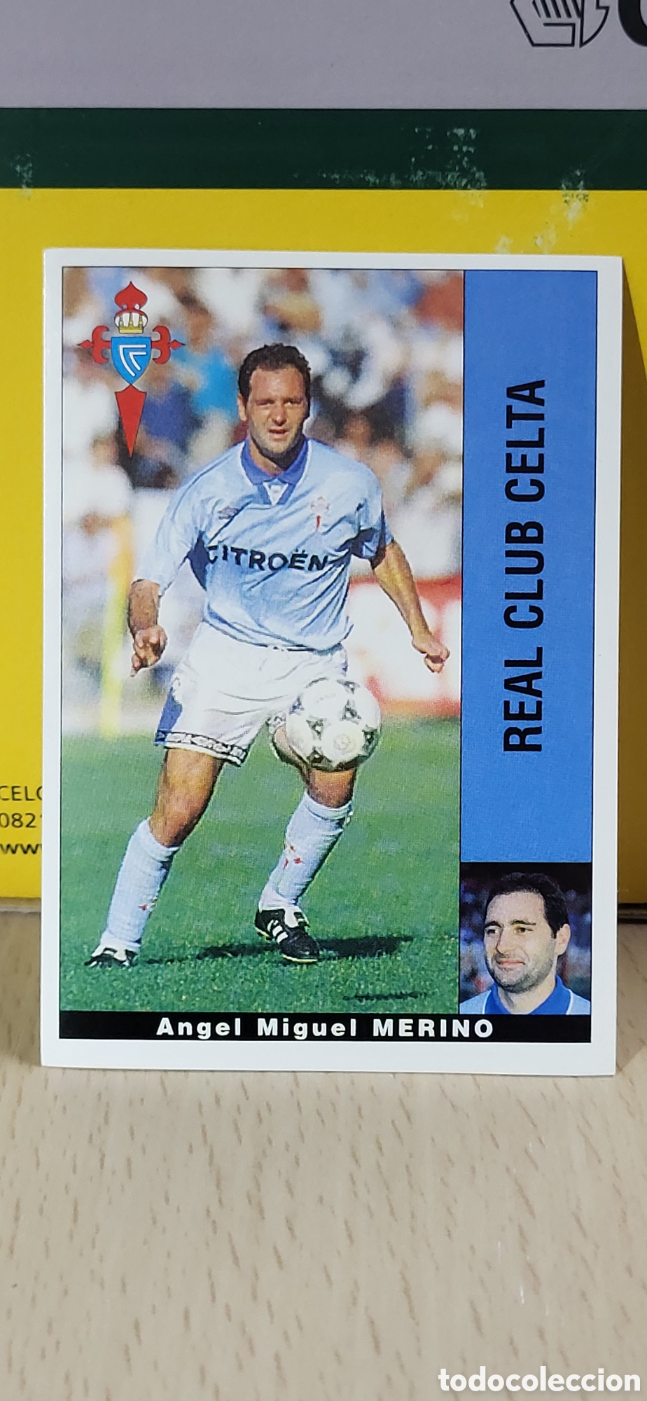 Cartes &agrave; collectionner de Football: ANGEL MIGUEL MERINO REAL CELTA LIGA 95 96 DE FUTBOL PROFESIONAL PANINI