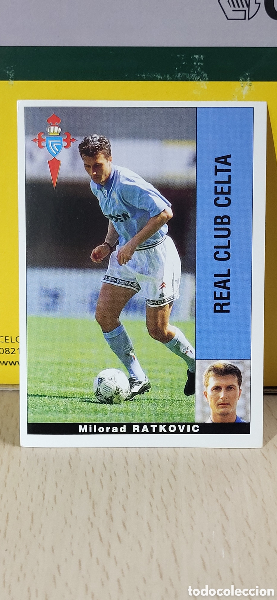 Cartes &agrave; collectionner de Football: MILORAD RATKOVIC REAL CELTA LIGA 95 96 DE FUTBOL PROFESIONAL PANINI