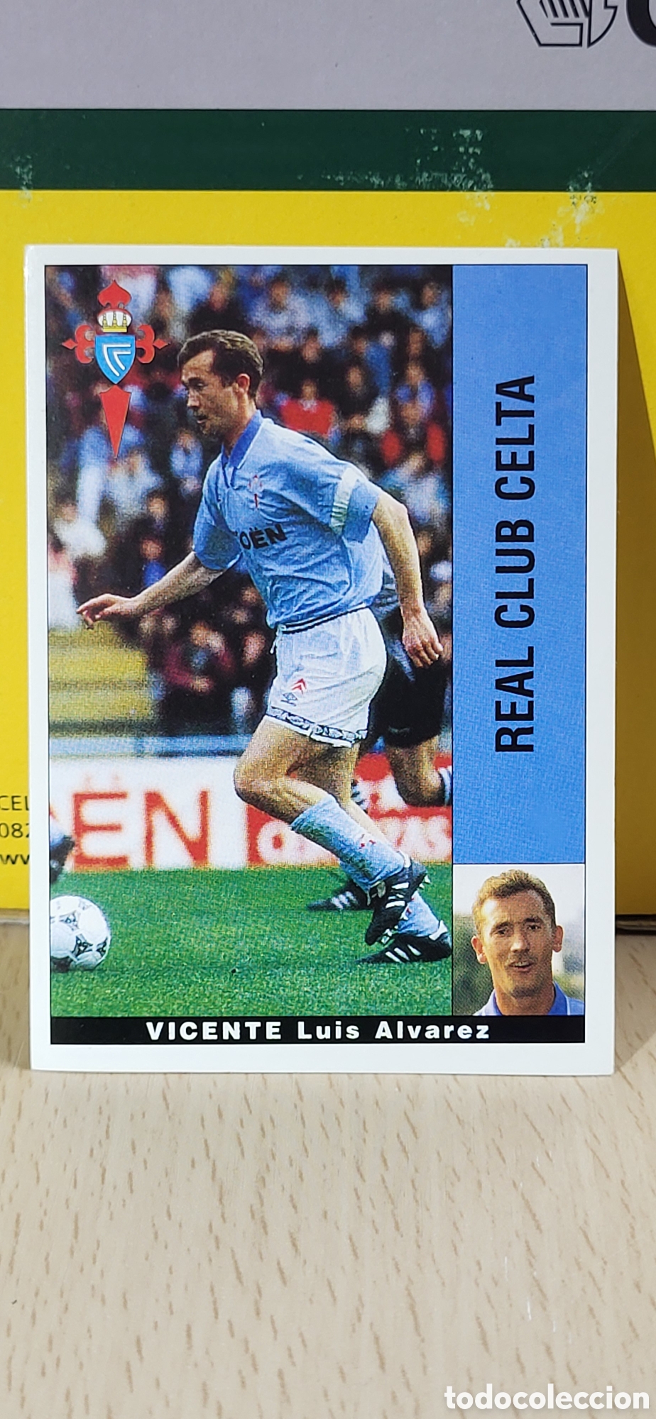 Cartes &agrave; collectionner de Football: VICENTE LUIS ALVAREZ REAL CELTA LIGA 95 96 DE FUTBOL PROFESIONAL PANINI