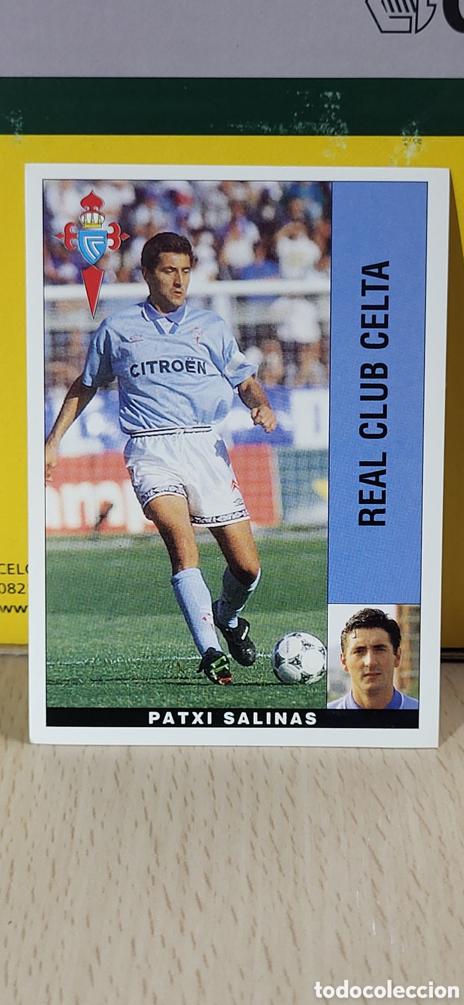 Cromos de F&uacute;tbol: PATXI SALINAS REAL CELTA LIGA 95 96 DE FUTBOL PROFESIONAL PANINI