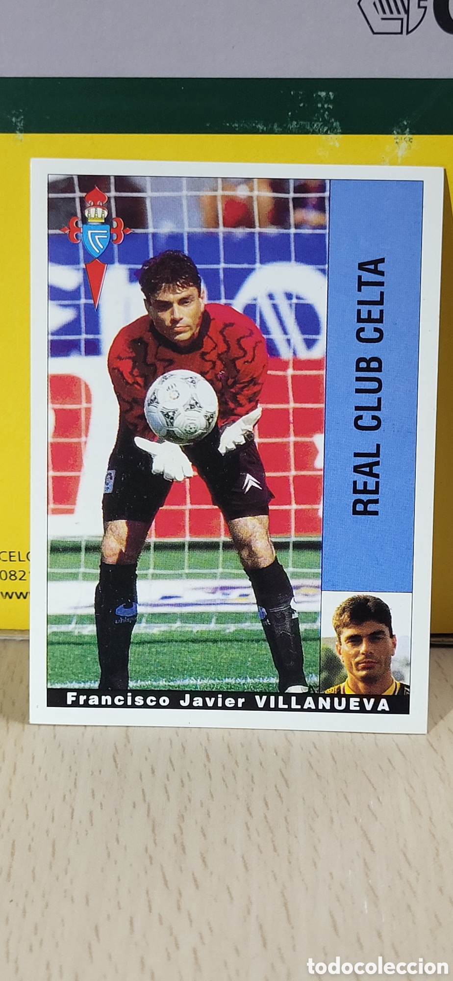 Cartes &agrave; collectionner de Football: FRANCISCO JAVIER VILLANUEVA REAL CELTA LIGA 95 96 DE FUTBOL PROFESIONAL PANINI