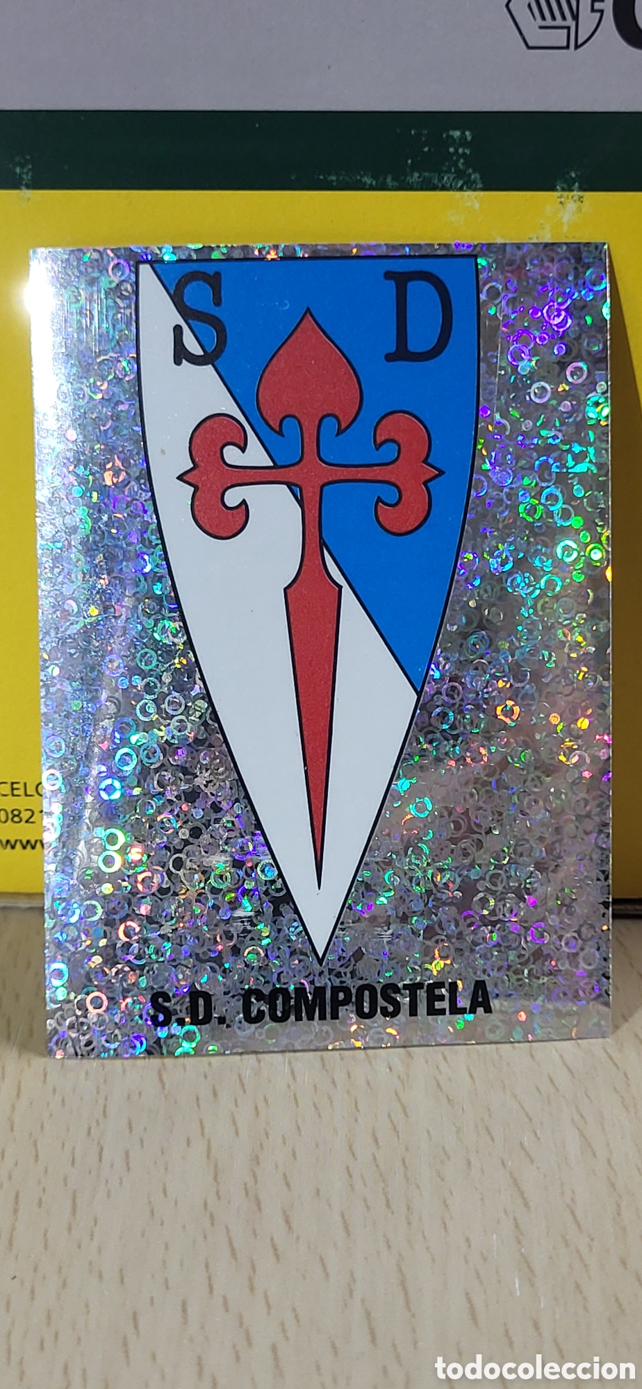 Cartes &agrave; collectionner de Football: ESCUDO COMPOSTELA LIGA 95 96 DE FUTBOL PROFESIONAL PANINI