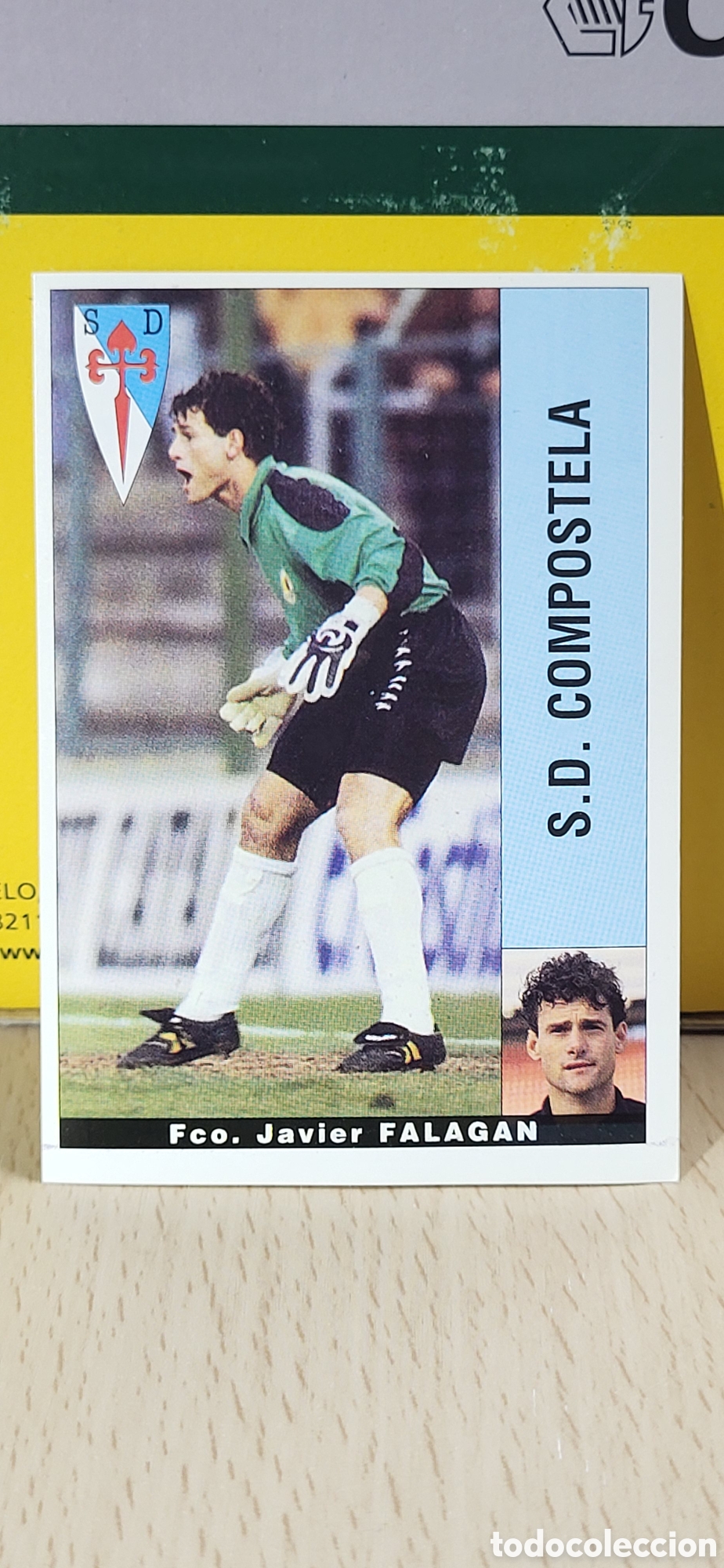 Fu&szlig;ball-Sticker: FRANCISCO JAVIER FALAGAN COMPOSTELA LIGA 95 96 DE FUTBOL PROFESIONAL PANINI