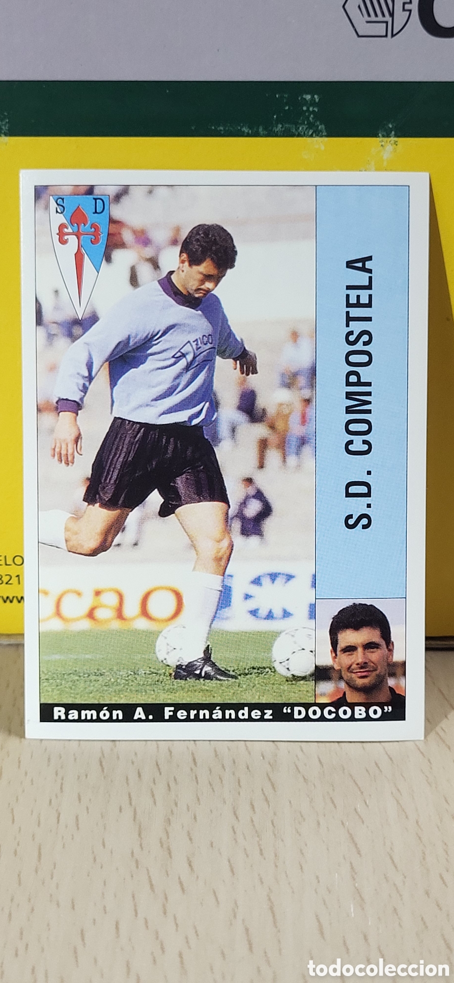 Fu&szlig;ball-Sticker: RAMON FERNANDEZ DOCOBO COMPOSTELA LIGA 95 96 DE FUTBOL PROFESIONAL PANINI
