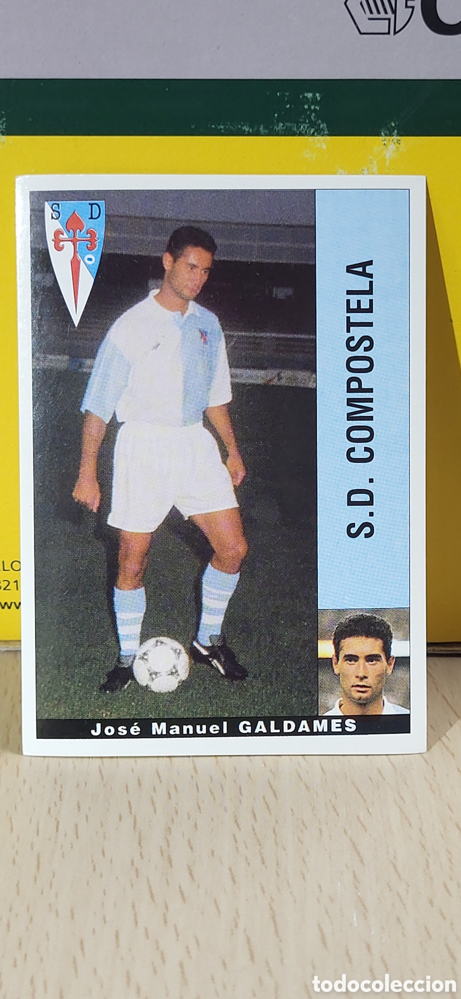 Football Stickers: JOSE MANUEL GALDAMES COMPOSTELA LIGA 95 96 DE FUTBOL PROFESIONAL PANINI