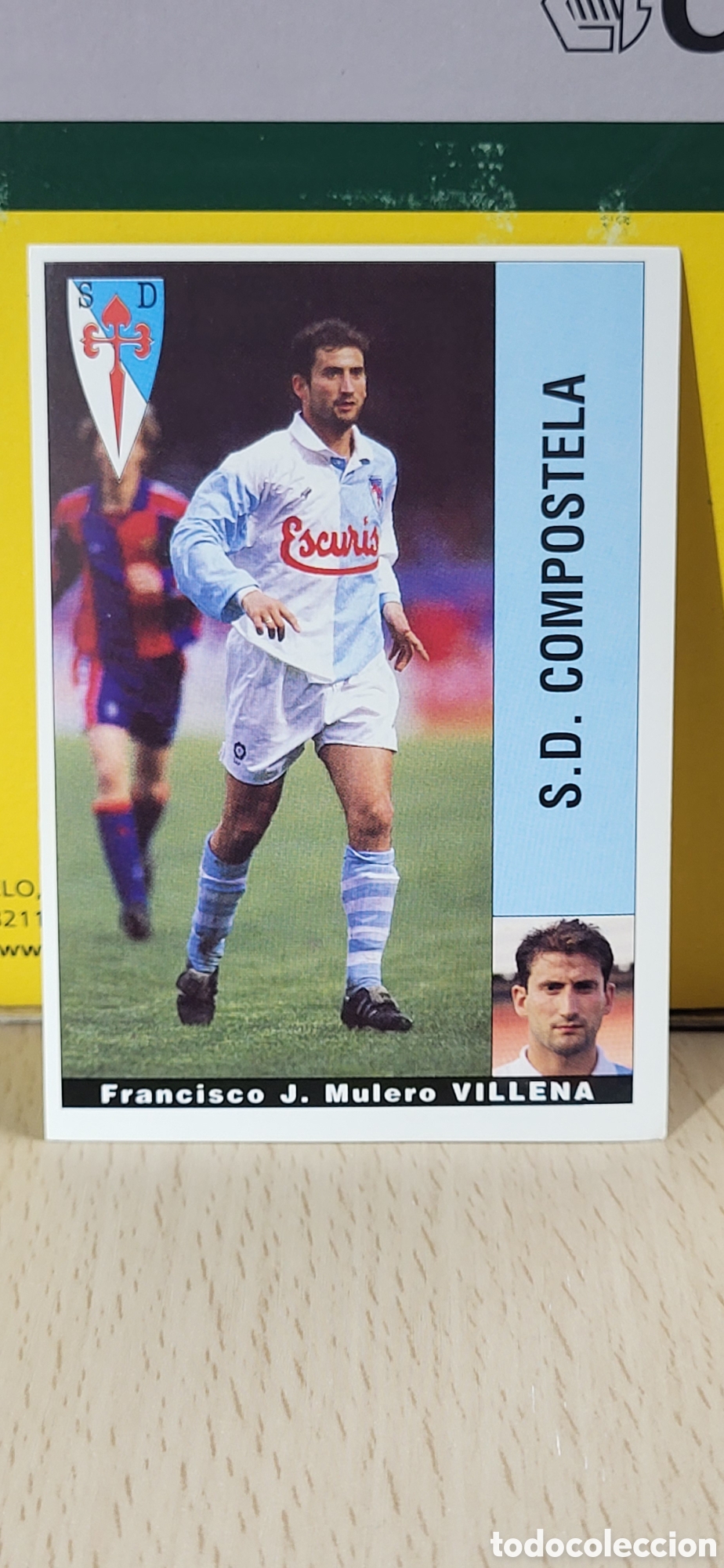 Football Stickers: FRANCISCO MULERO VILLENA COMPOSTELA LIGA 95 96 DE FUTBOL PROFESIONAL PANINI
