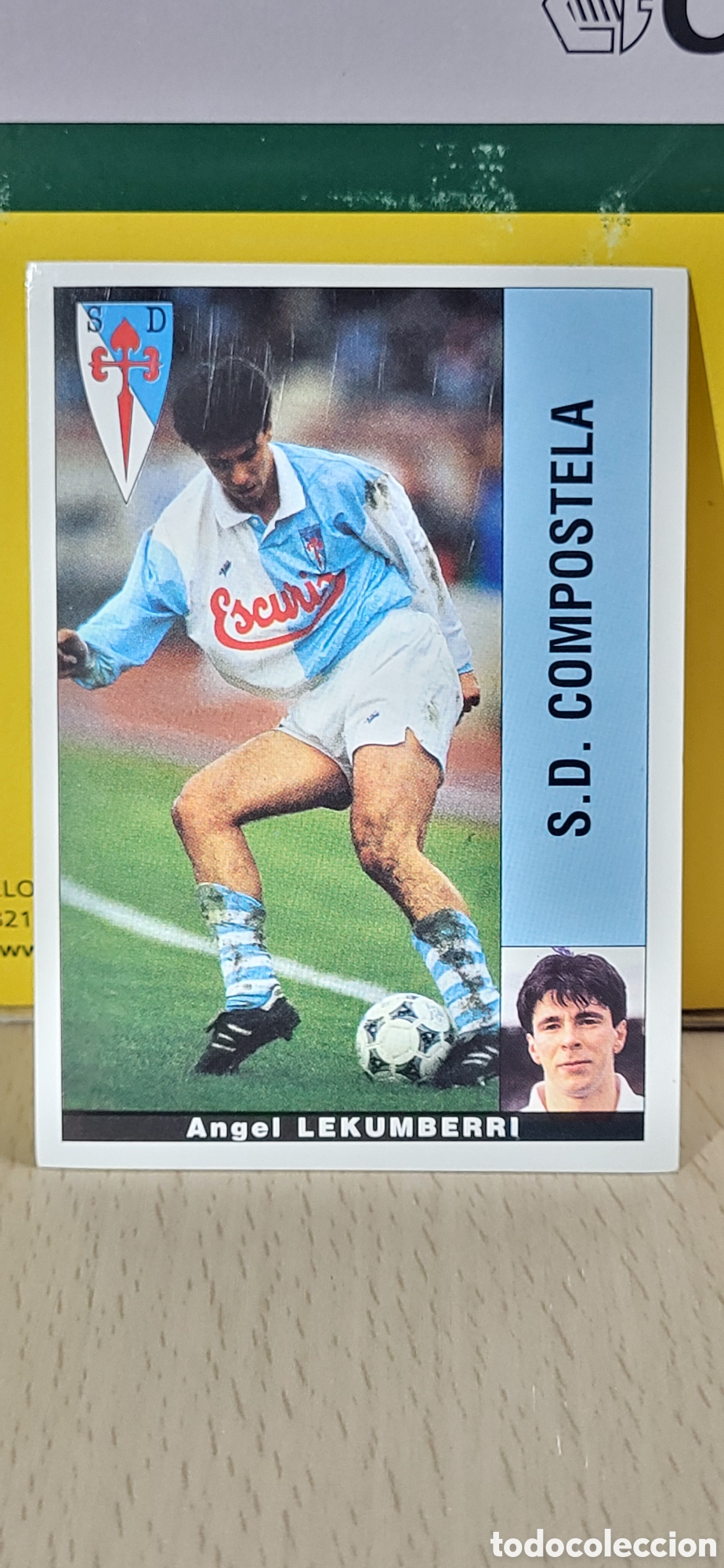 Fu&szlig;ball-Sticker: ANGEL LEKUMBERRI COMPOSTELA LIGA 95 96 DE FUTBOL PROFESIONAL PANINI