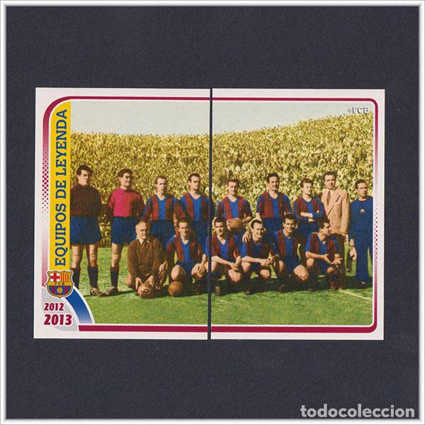 Fu&szlig;ball-Sticker: COLECCI&Oacute;N OFICIAL BARCELONA 2012 2013 12 13 PANINI EQUIPOS LEYENDA 194 195 ALINEACI&Oacute;N BAR&Ccedil;A LIGA