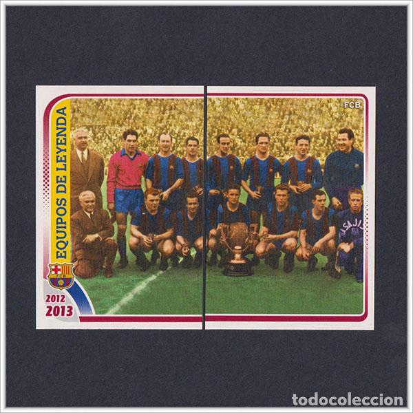 Fu&szlig;ball-Sticker: COLECCI&Oacute;N OFICIAL BARCELONA 2012 2013 12 13 PANINI EQUIPOS LEYENDA 196 197 ALINEACI&Oacute;N BAR&Ccedil;A LIGA