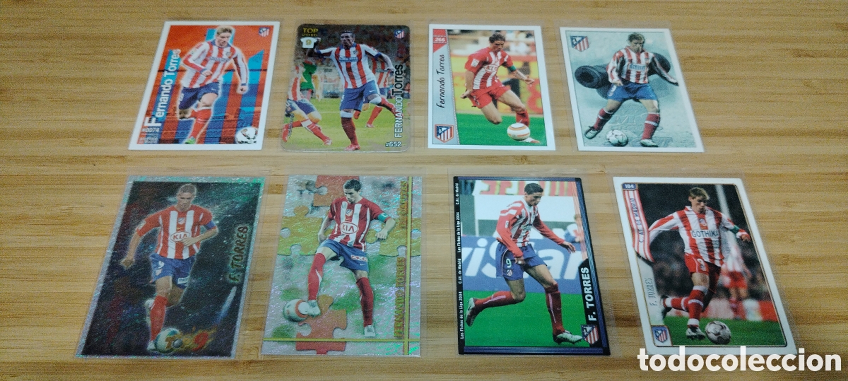Cromos de F&uacute;tbol: Lote de cromos de Fernando Torres