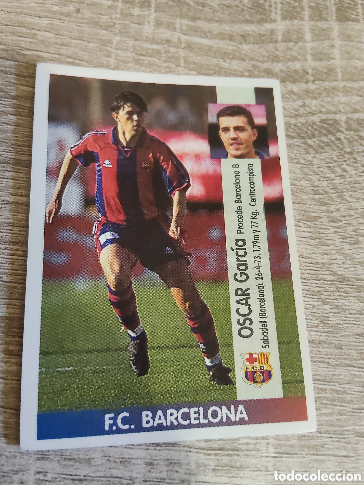Cromos de F&uacute;tbol: Panini liga 1996 1997 96 97 47 A &Oacute;scar Barcelona