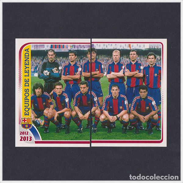 Cromos de F&uacute;tbol: COLECCI&Oacute;N OFICIAL BARCELONA 2012 2013 12 13 PANINI EQUIPOS LEYENDA 200 201 BAR&Ccedil;A ROMARIO GUARDIOLA