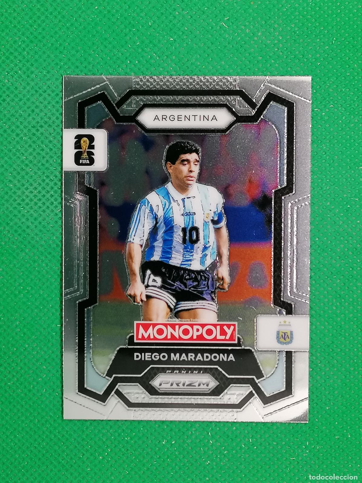 Cromos de F&uacute;tbol: 3 DIEGO MARADONA ARGENTINA BASE ⚽ PANINI PRIZM MONOPOLY FIFA WORLD CUP 26 2026 ⚽