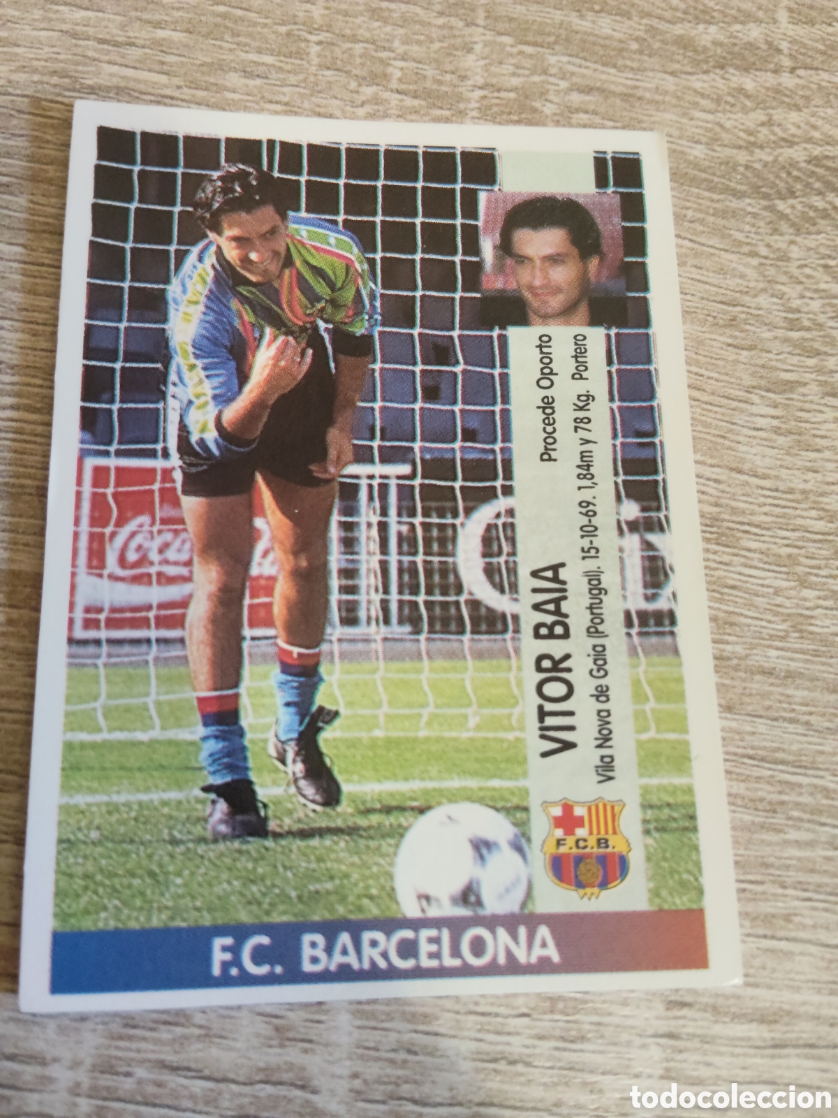Cromos de F&uacute;tbol: Panini liga 1996 1997 96 97 48 A Vitor Baia Barcelona