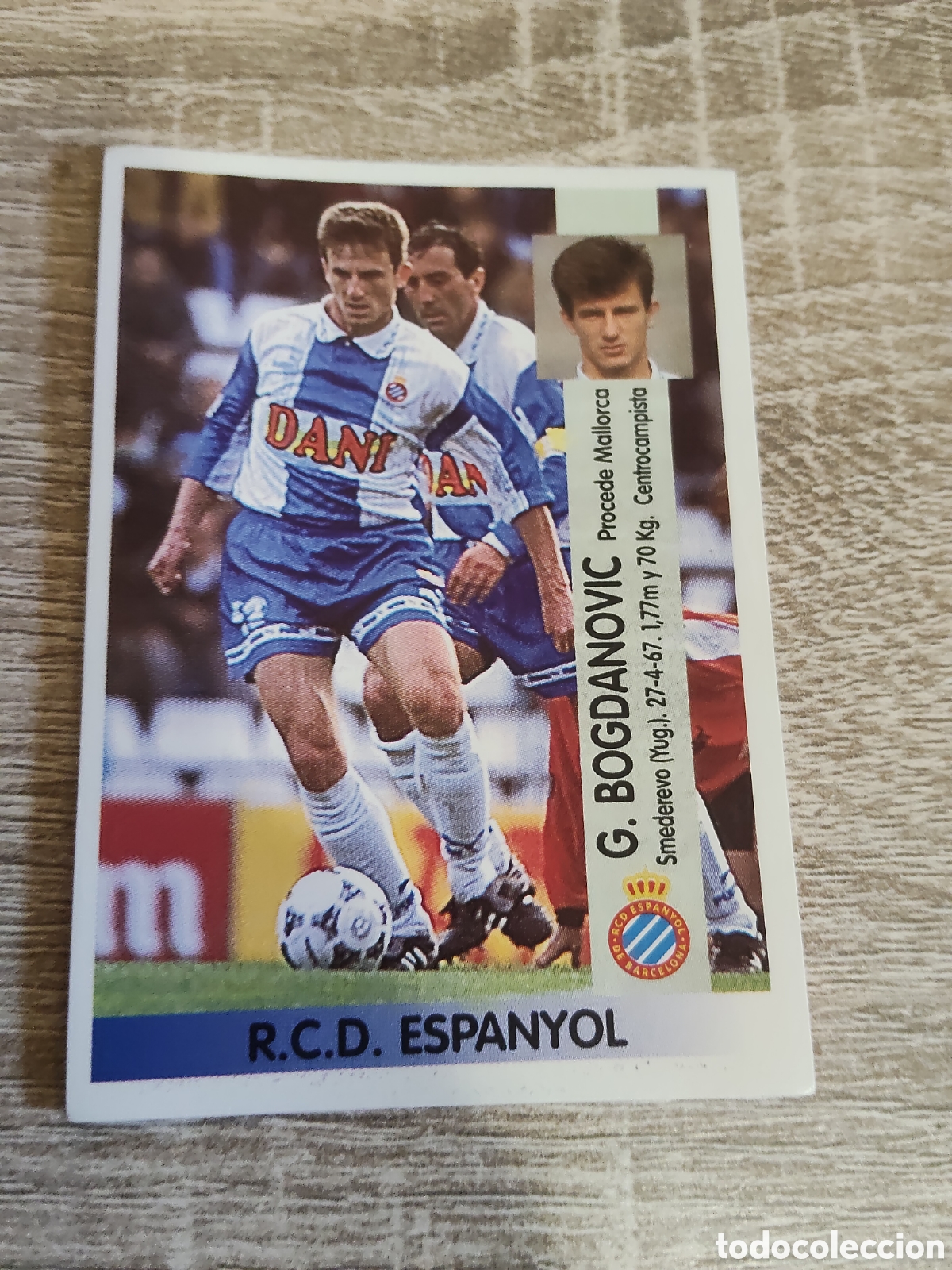 Cromos de F&uacute;tbol: Panini liga 1996 1997 96 97 62 A Bogdanovic Espanyol