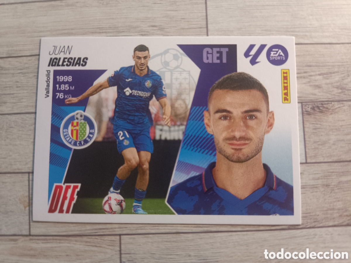 Cromos de F&uacute;tbol: 5 JUAN IGLESIAS GETAFE LIGA ESTE 2025 2026 PANINI 25 26 SIN PEGAR