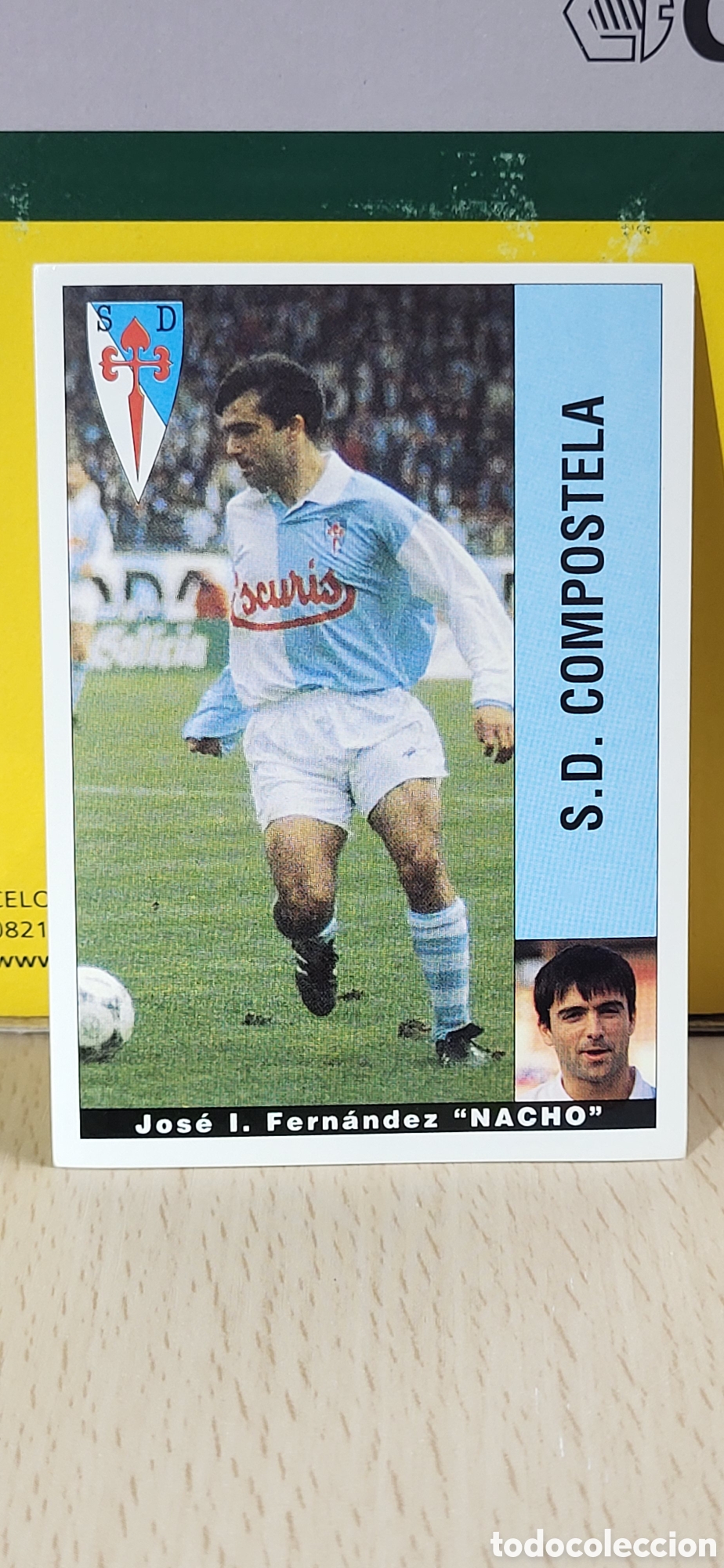 Cartes &agrave; collectionner de Football: JOSE FERNANDEZ NACHO COMPOSTELA LIGA 95 96 DE FUTBOL PROFESIONAL PANINI