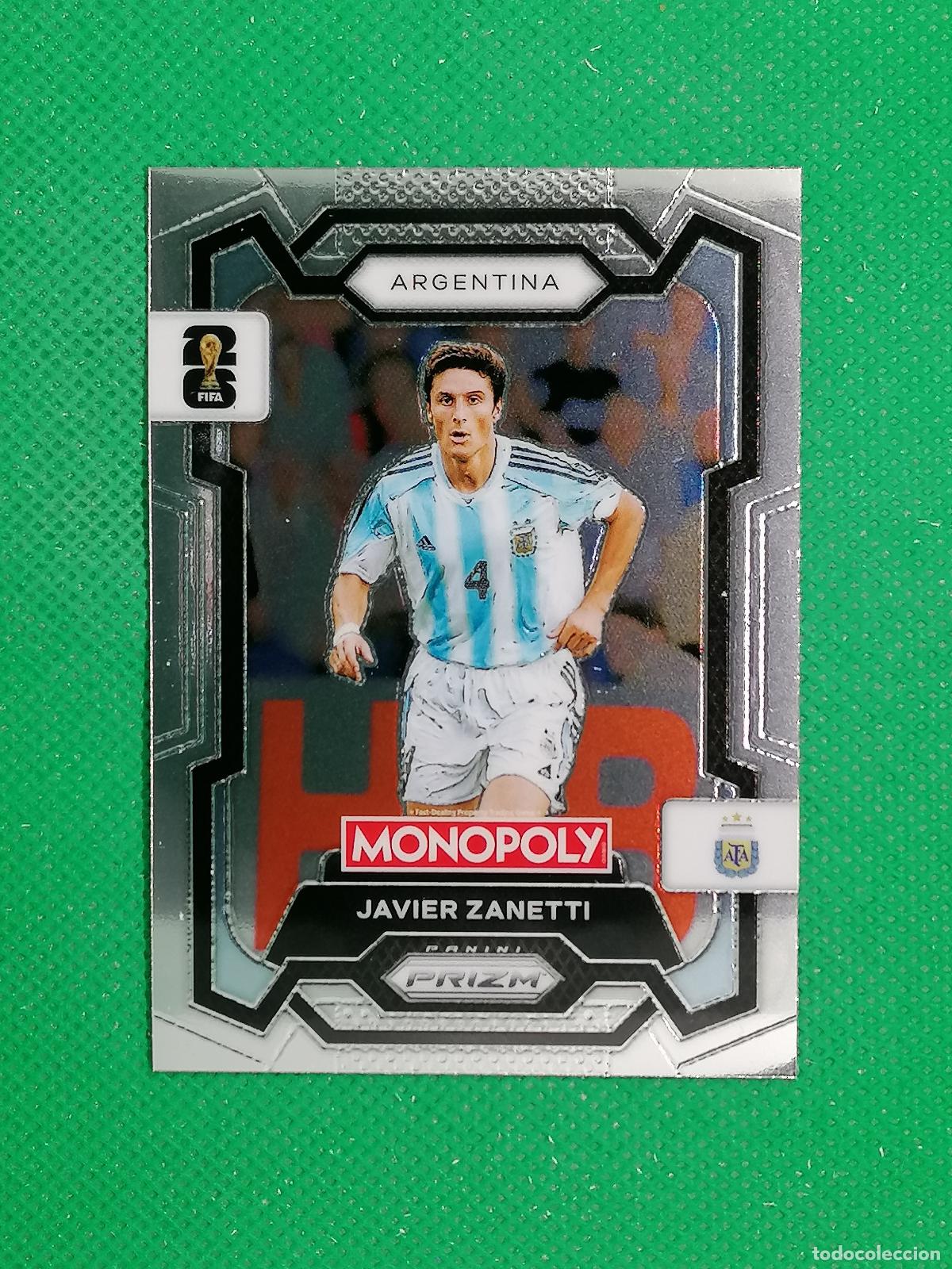 Cromos de F&uacute;tbol: 5 JAVIER ZANETTI ARGENTINA ARGENTINA BASE ⚽ PANINI PRIZM MONOPOLY FIFA WORLD CUP 26 2026 ⚽