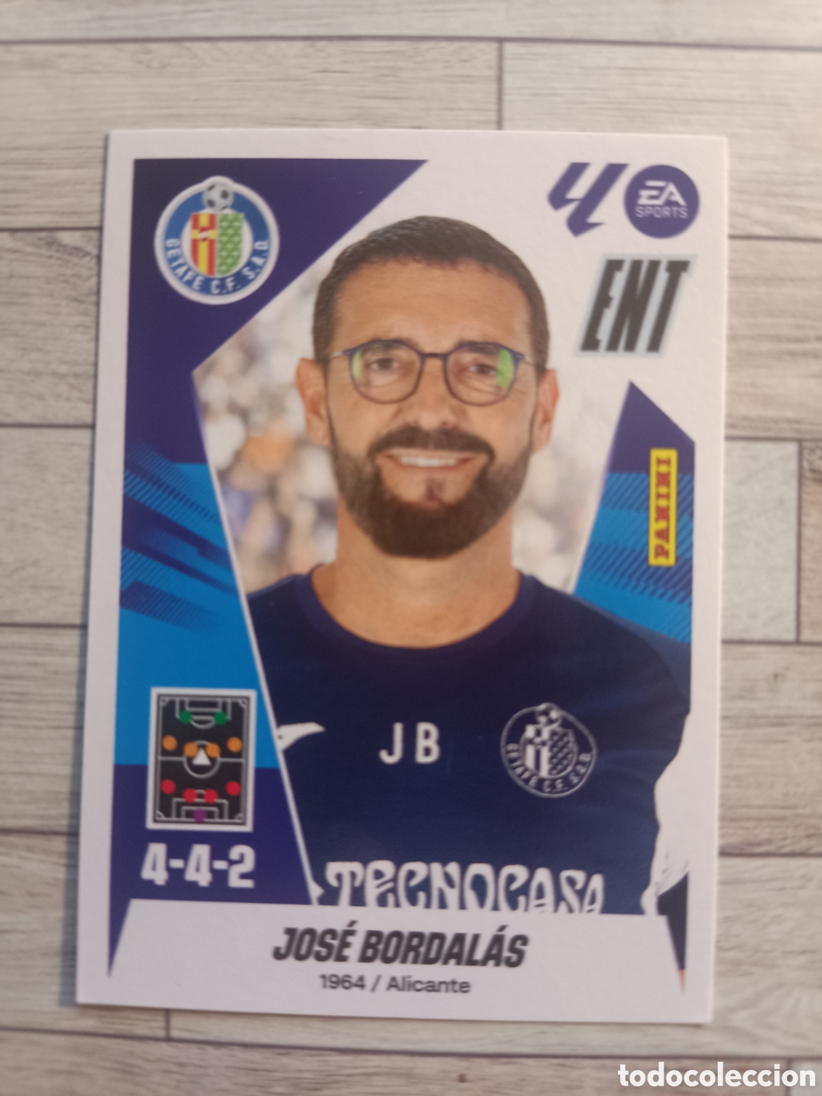 Cromos de F&uacute;tbol: 2 JOSE BORDALAS ENTRENADOR GETAFE LIGA ESTE 2025 2026 PANINI 25 26 SIN PEGAR