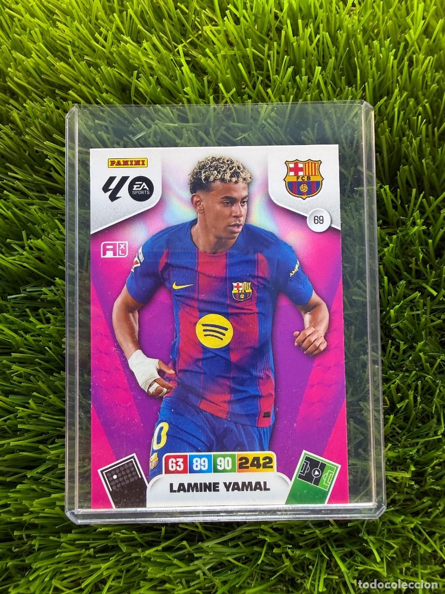 Cromos de F&uacute;tbol: N&ordm; 69 Lamine Yamal FC Barcelona Adrenalyn XL 25 26