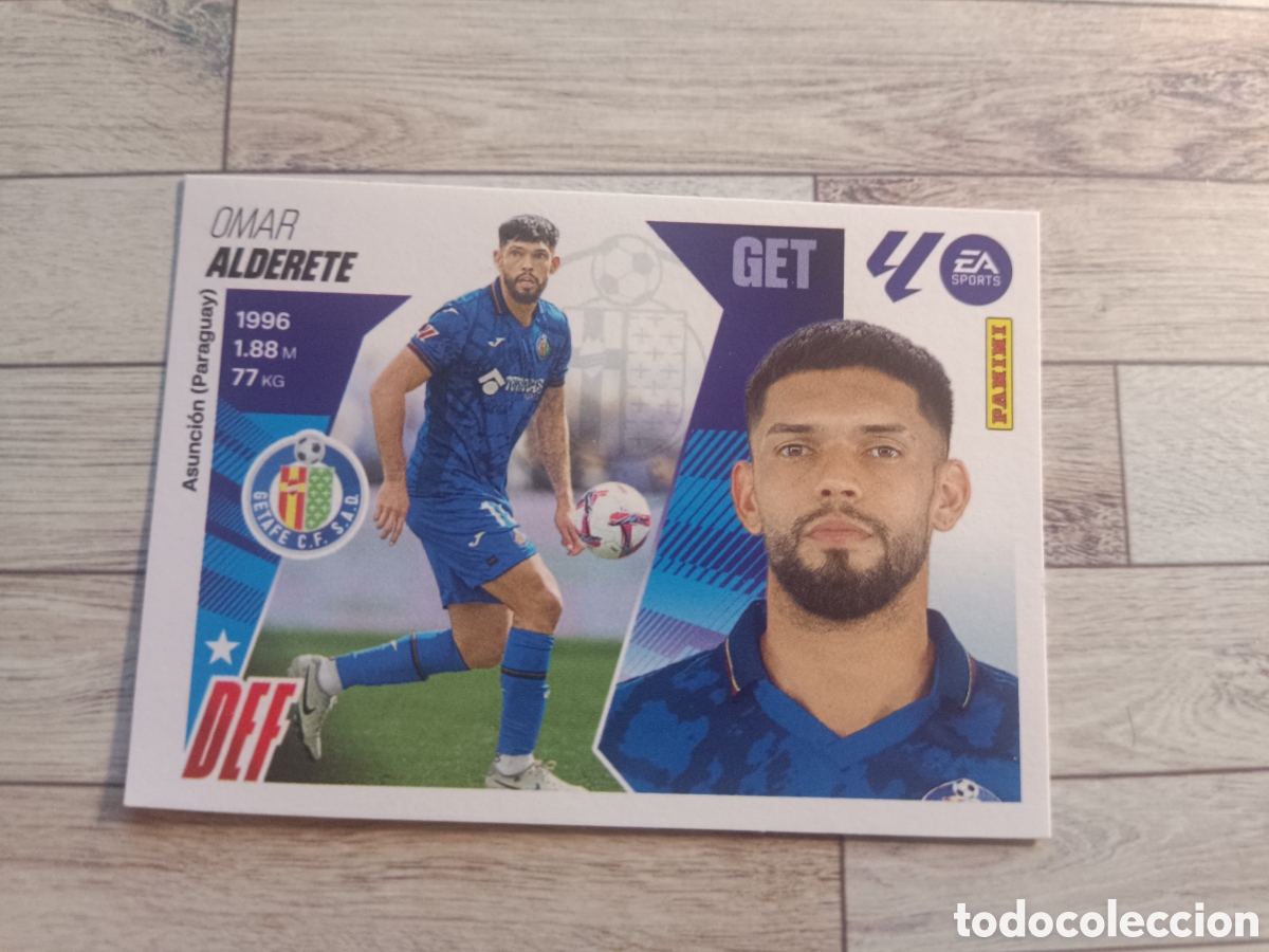 Cromos de F&uacute;tbol: 7 ALDERETE GETAFE LIGA ESTE 2025 2026 PANINI 25 26 SIN PEGAR