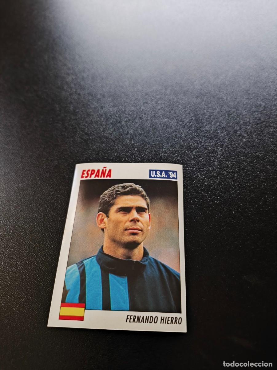 Cromos de F&uacute;tbol: 159 Fernando Hierro ESPA&Ntilde;A SPAIN SIN PEGAR ITALY SL FIFA WORLD CUP MUNDIAL USA 1994 NO PANINI