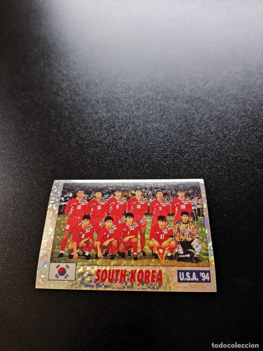 Cromos de F&uacute;tbol: 171 EQUIPO TEAM KOREA DEL SUR SIN PEGAR ITALY SL FIFA WORLD CUP MUNDIAL USA 1994 NO PANINI