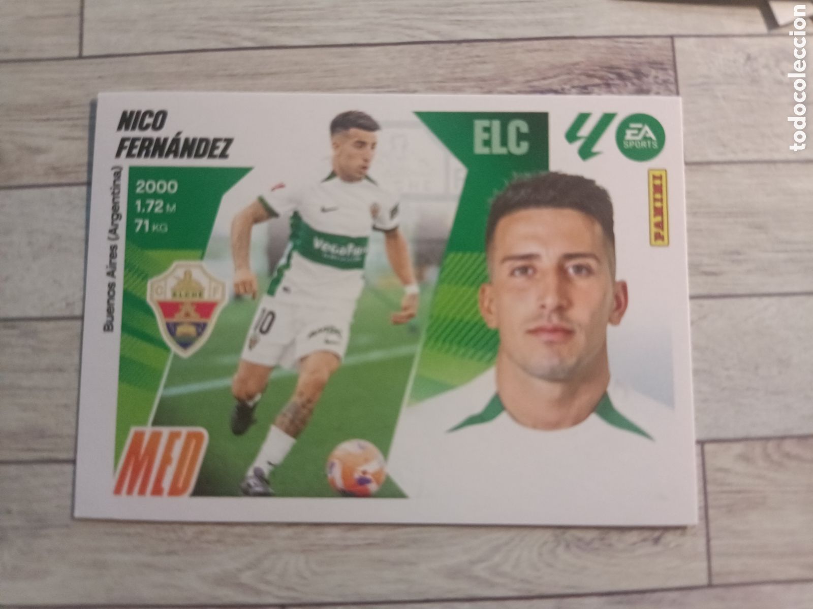 Figurine di Calcio: 14 NICO FERNANDEZ ELCHE LIGA ESTE 2025 2026 PANINI 25 26 SIN PEGAR
