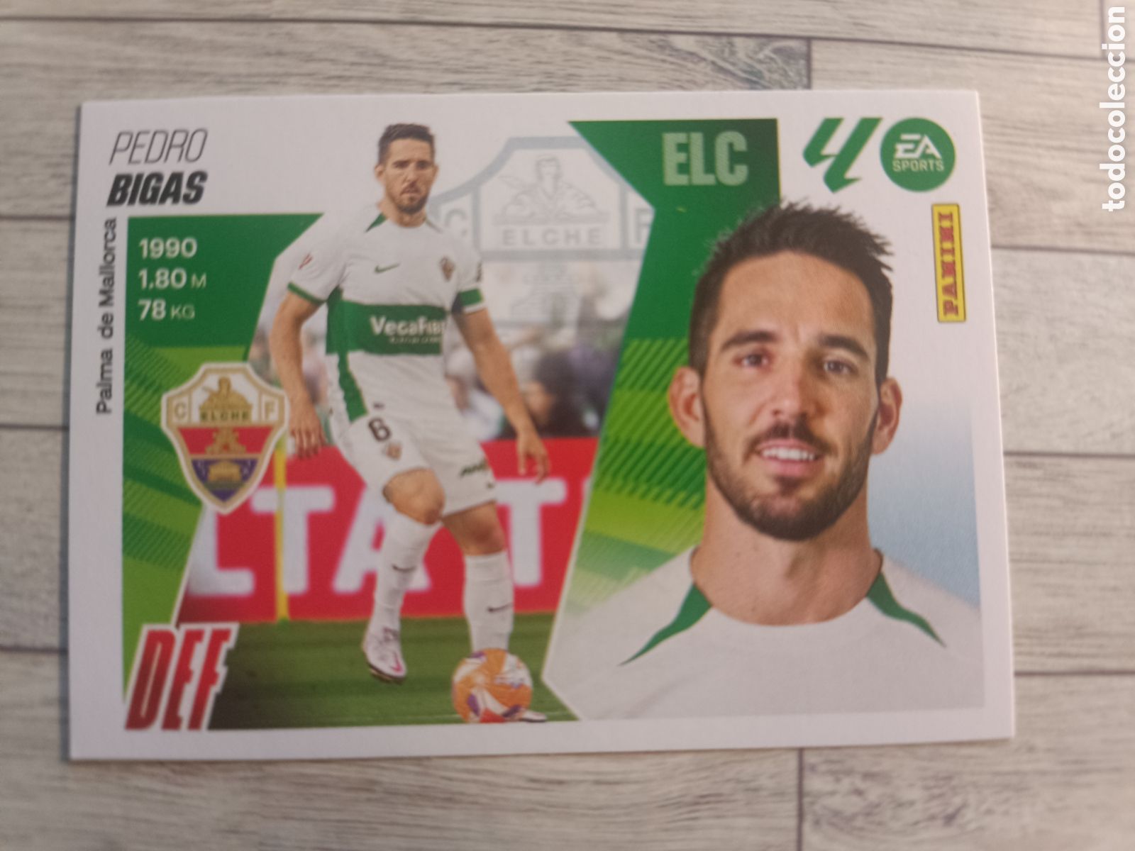 Cromos de Futebol: 9 PEDRO BIGAS ELCHE LIGA ESTE 2025 2026 PANINI 25 26 SIN PEGAR