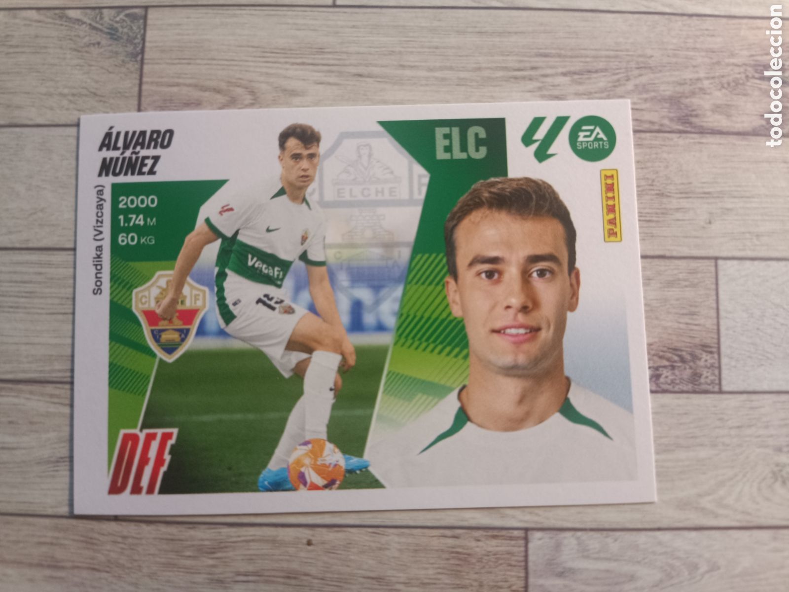 Cartes &agrave; collectionner de Football: 5 ALVARO NU&Ntilde;EZ ELCHE LIGA ESTE 2025 2026 PANINI 25 26 SIN PEGAR