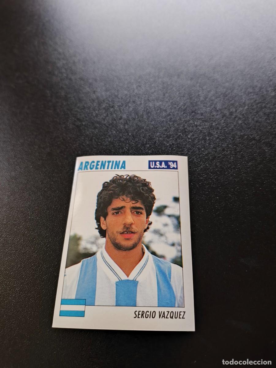 Cartes &agrave; collectionner de Football: 192 Sergio Vazquez ARGENTINA SIN PEGAR ITALY SL FIFA WORLD CUP MUNDIAL USA 1994 NO PANINI