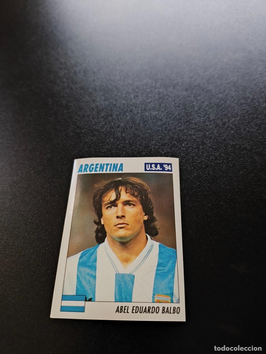 Cartes &agrave; collectionner de Football: 204 Abel Eduardo Balbo ARGENTINA SIN PEGAR ITALY SL FIFA WORLD CUP MUNDIAL USA 1994 NO PANINI