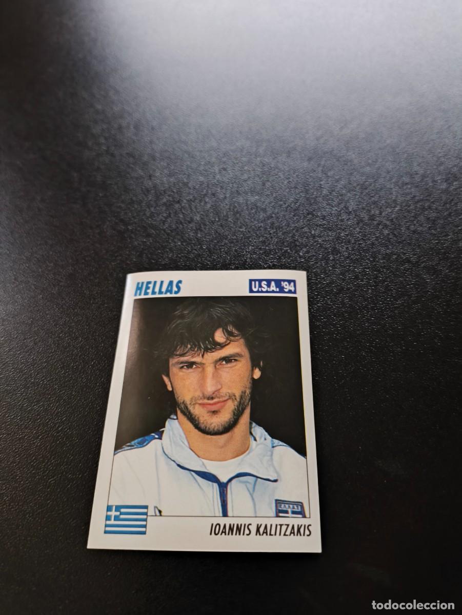 Cartes &agrave; collectionner de Football: 211 Ioannis Kalitzakis GRECIA SIN PEGAR ITALY SL FIFA WORLD CUP MUNDIAL USA 1994 NO PANINI