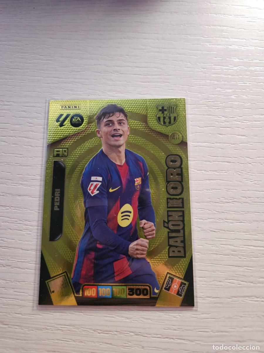 Cromos de F&uacute;tbol: PEDRI BAL&Oacute;N DE ORO | ADRENALYN XL LALIGA 2025-26