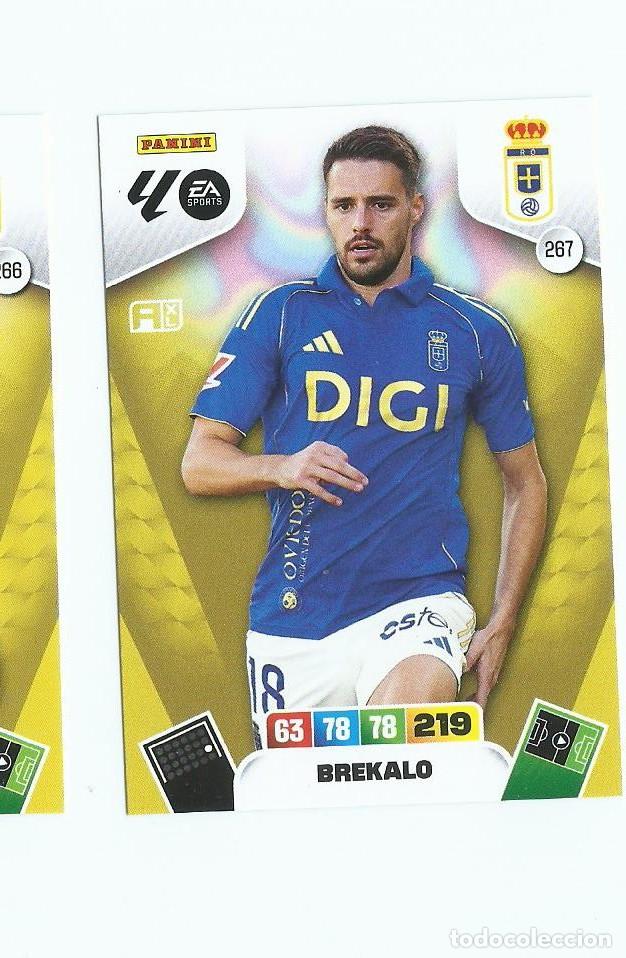 Cromos de Futebol: ADRENALYN 2025/2026 267 BREKALO OVIEDO , NUEVO PERFECTO