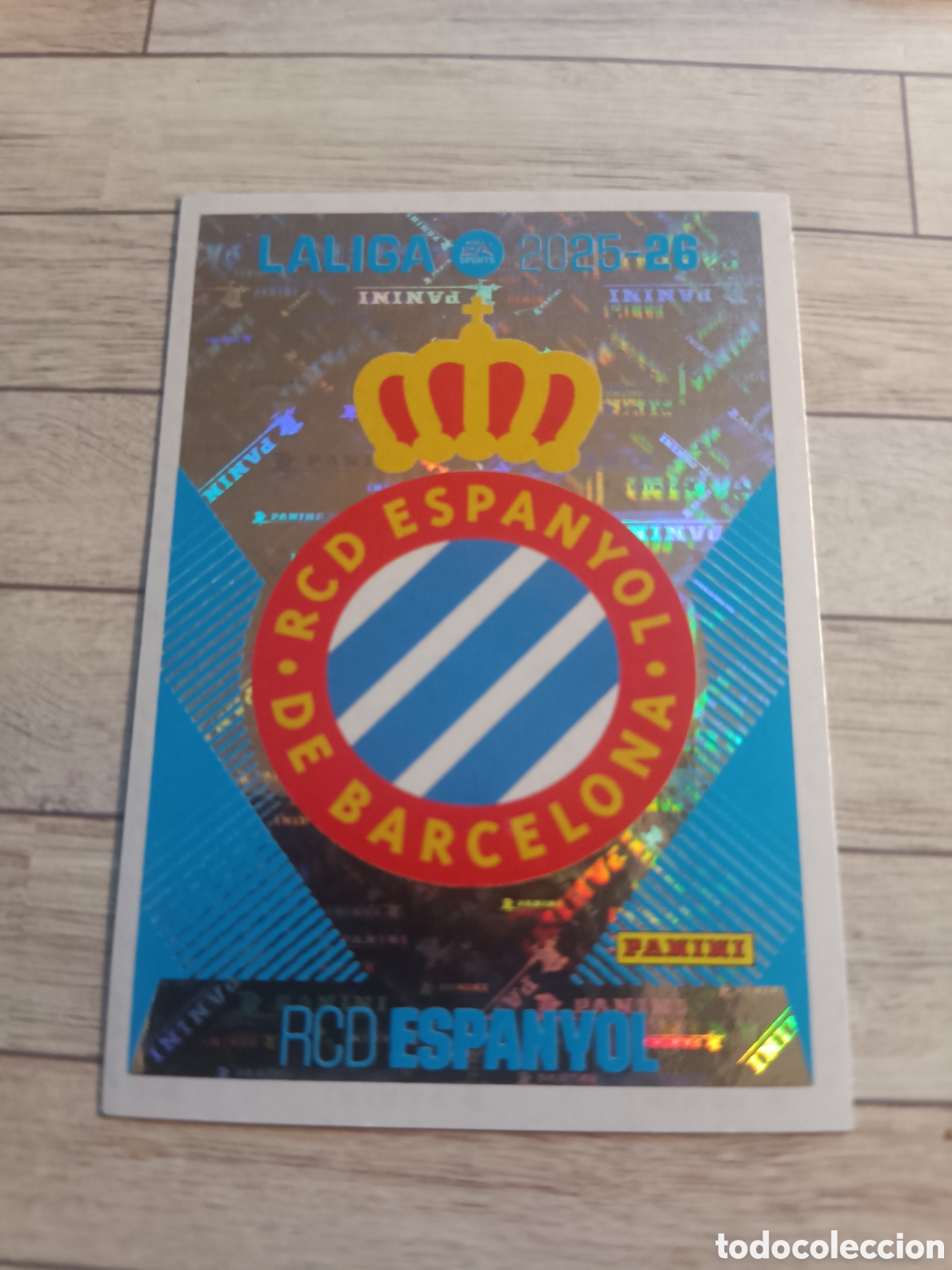 Cromos de Futebol: 1 ESCUDO ESPA&Ntilde;OL ESPANYOL LIGA ESTE 2025 2026 PANINI 25 26 SIN PEGAR