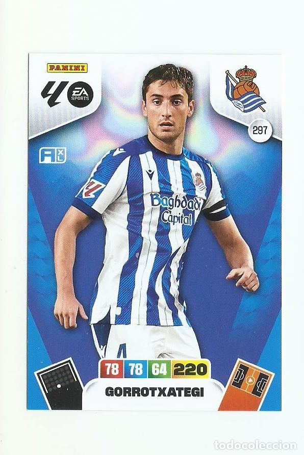 Cromos de F&uacute;tbol: ADRENALYN 2025/2026 297 GORROTXATEGI REAL SOCIEDAD NUEVO PERFECTO