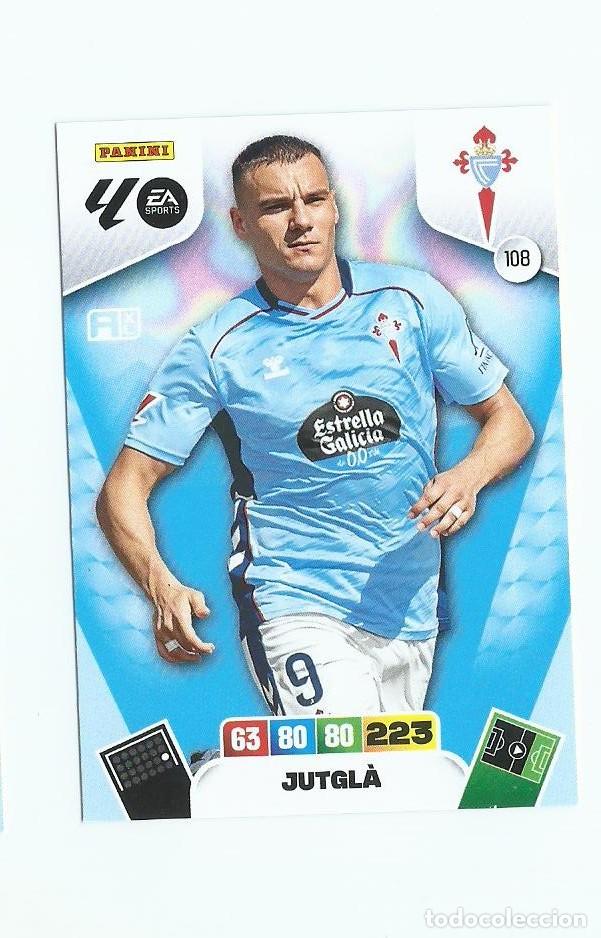Cromos de F&uacute;tbol: ADRENALYN 2025/2026 108 JUTGLA CELTA NUEVO PERFECTO