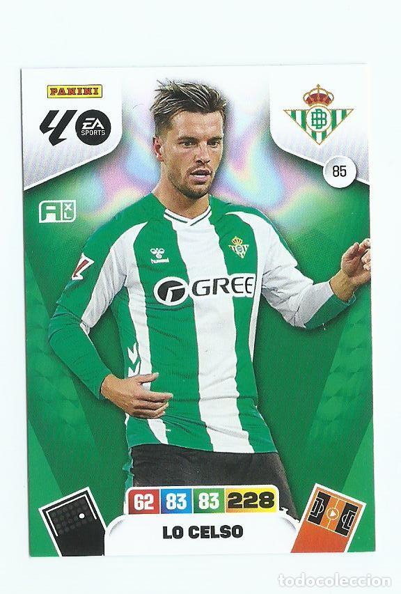 Cromos de F&uacute;tbol: ADRENALYN 2025/2026 85 LO CELSO BETIS NUEVO PERFECTO