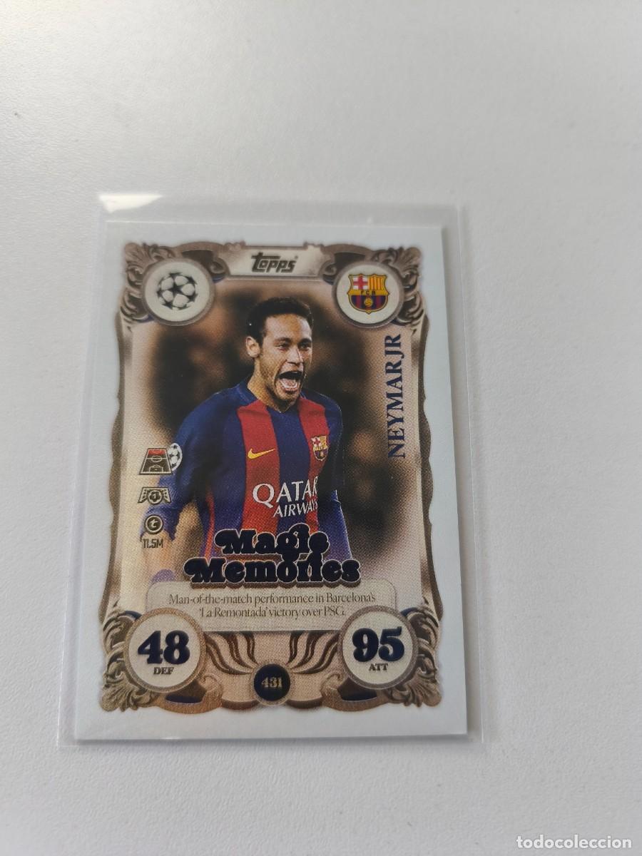 Cromos de F&uacute;tbol: TOPPS MARCH ATTAX 2025 2026 25 26 NEYMAR JR BARCELONA 431 H1