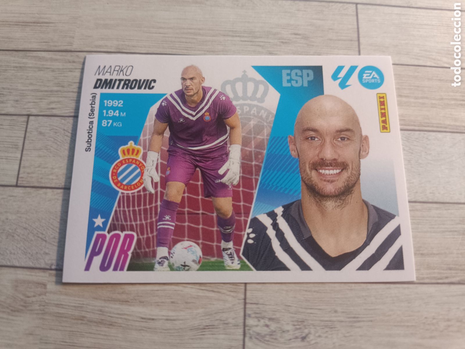 Cromos de F&uacute;tbol: 3 DIMITROVIC ESPA&Ntilde;OL ESPANYOL LIGA ESTE 2025 2026 PANINI 25 26 SIN PEGAR