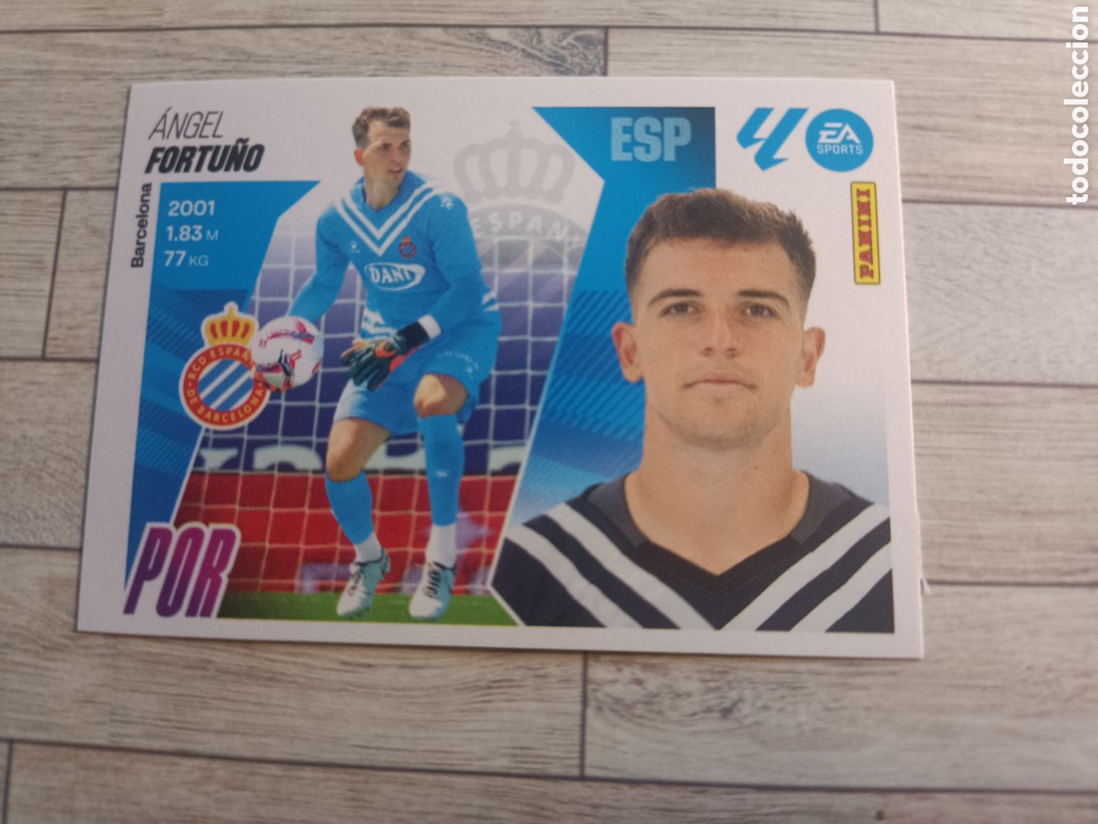 Cromos de F&uacute;tbol: 4 PORTU&Ntilde;O ESPA&Ntilde;OL ESPANYOL LIGA ESTE 2025 2026 PANINI 25 26 SIN PEGAR