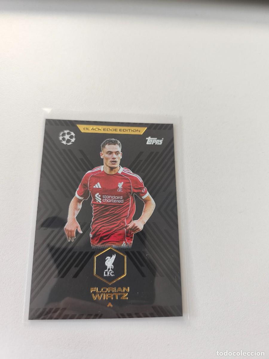 Cromos de F&uacute;tbol: TOPPS MARCH ATTAX 2025 2026 25 26 FLORIAN WIRTZ BLACK EDGE EDITION H1