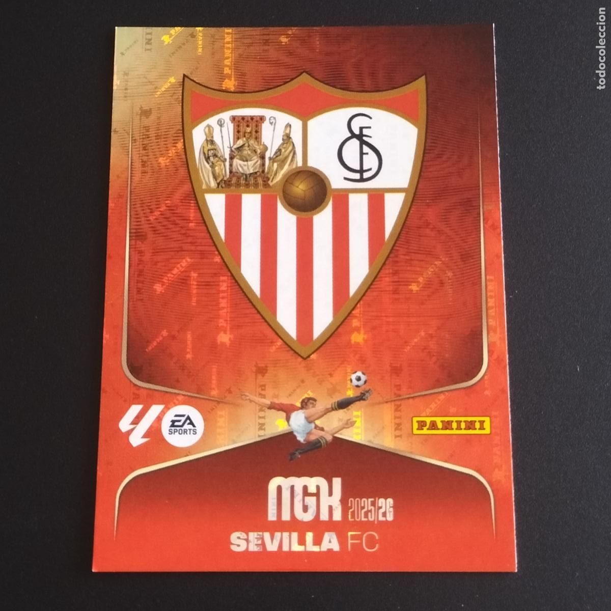 Cromos de F&uacute;tbol: MGK 325 ESCUDO LOGO SEVILLA CROMOS ALBUM MEGACRACKS LIGA FUTBOL 2025 2026 25 26