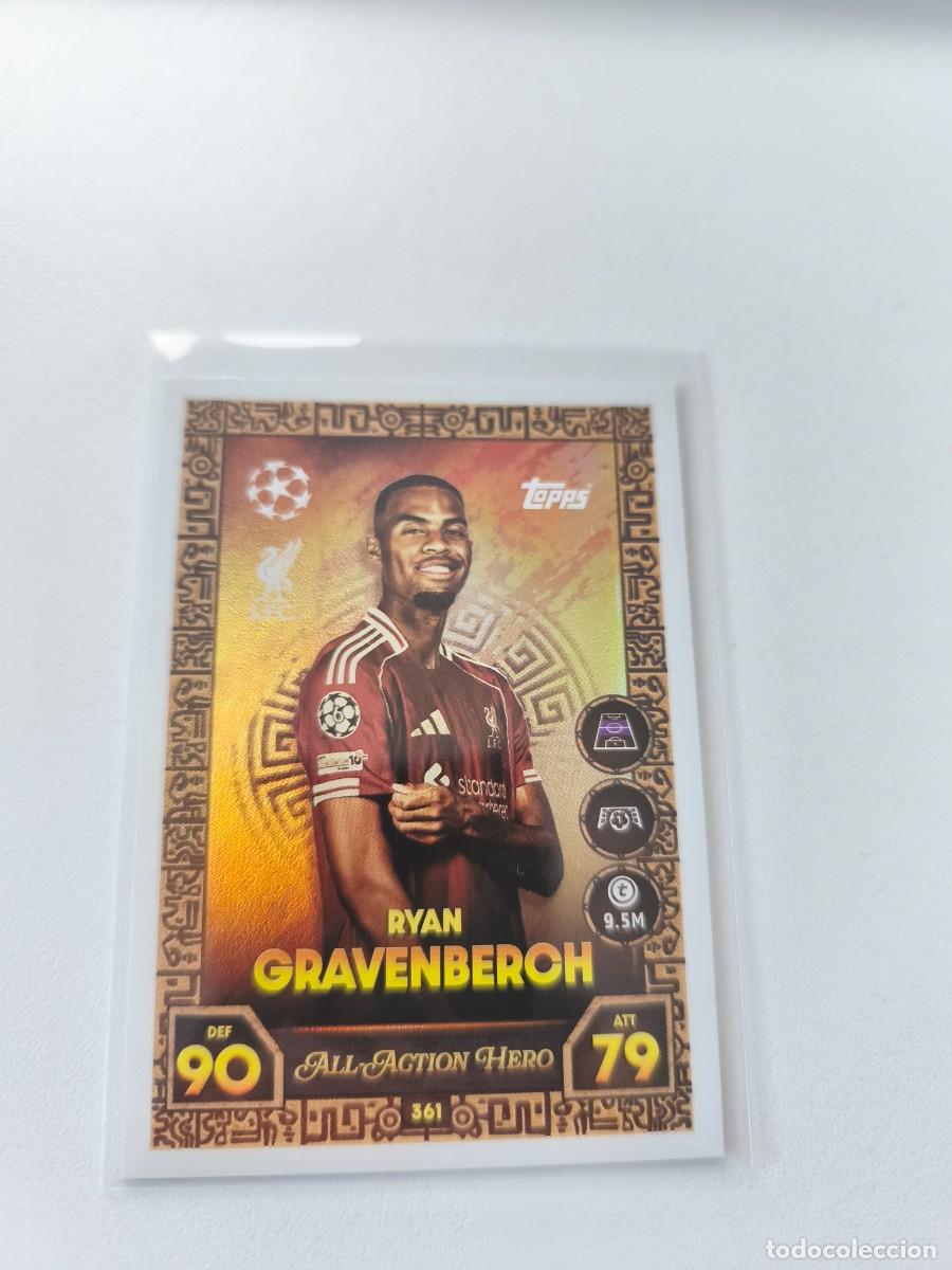 Cromos de F&uacute;tbol: TOPPS MARCH ATTAX 2025 2026 25 26 RYAN GRAVENBERCH 361 H1