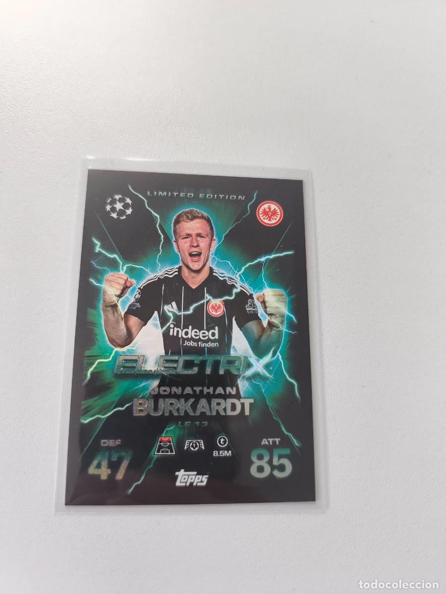 Cromos de F&uacute;tbol: TOPPS MARCH ATTAX 2025 2026 25 26 JONATHAN BURKARDT ELECTRIX LE 13 H1